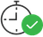 On-time delivery icon